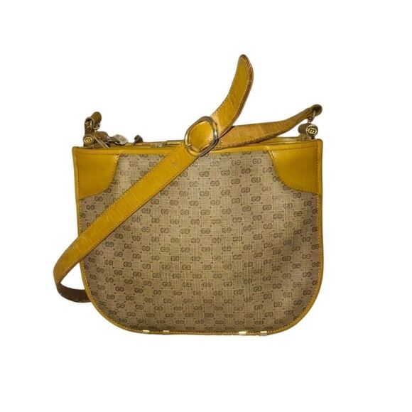 Gucci vintage cross body honey caramel handbag - Picture 15 of 16